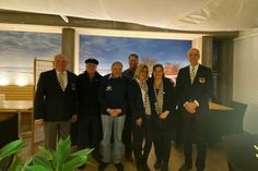 Jürgen Schlünder, Rudi Höppner, Johannes Koischwitz, Thomas Warkentin, Gabriele Hopp, Tanja Bednarzik und Präsident Jochen Möller.