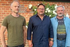 Bürgermeister Mario Bielarz (Mi.) mit seinem 1. Stellvertreter Kai Skalawsi (lks.) und Frank Pahl.