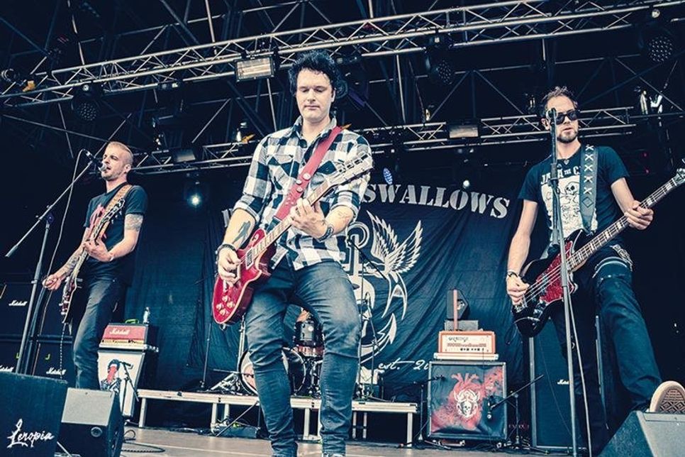 Die Band „Drunken Swallows“ gibt am Freitag ein Konzert im Internet.