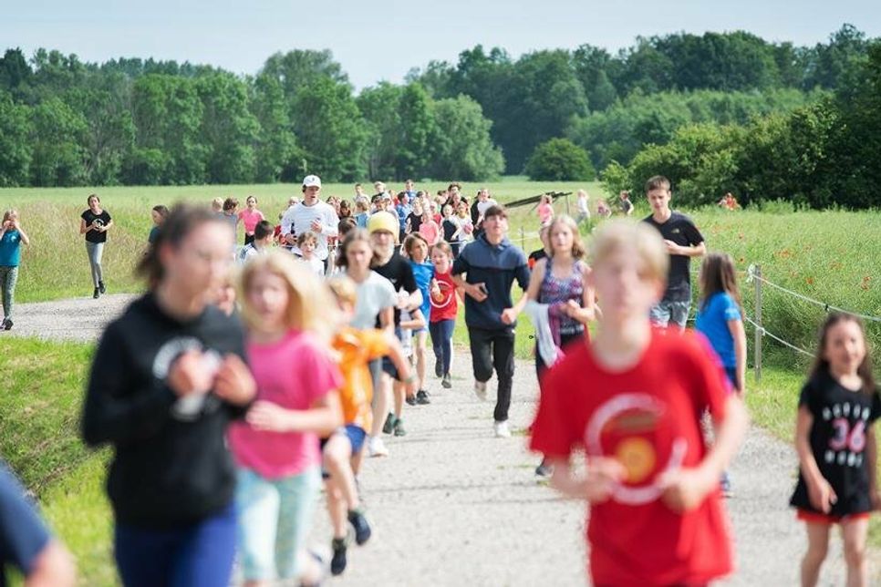 Spendenlauf.