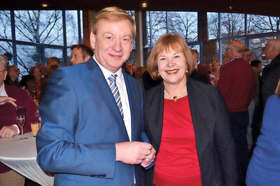 Gern gesehene Gäste aus Berlin: Ostholsteins Bundestagsabgeordneter Ingo Gaedechens (CDU) mit seiner Kollegin Bettina Hagedorn (SPD). (Foto: René Kleinschmidt)
