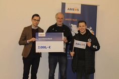 Stephan Freitag (Regionalgeschäftsführer Ameos Nord), Jan-Eric Hertwig (1. Vorsitzender TSV Grömitz) und Johann Plathe (Geschäftsführung HSG i.G.) (v. lks.).