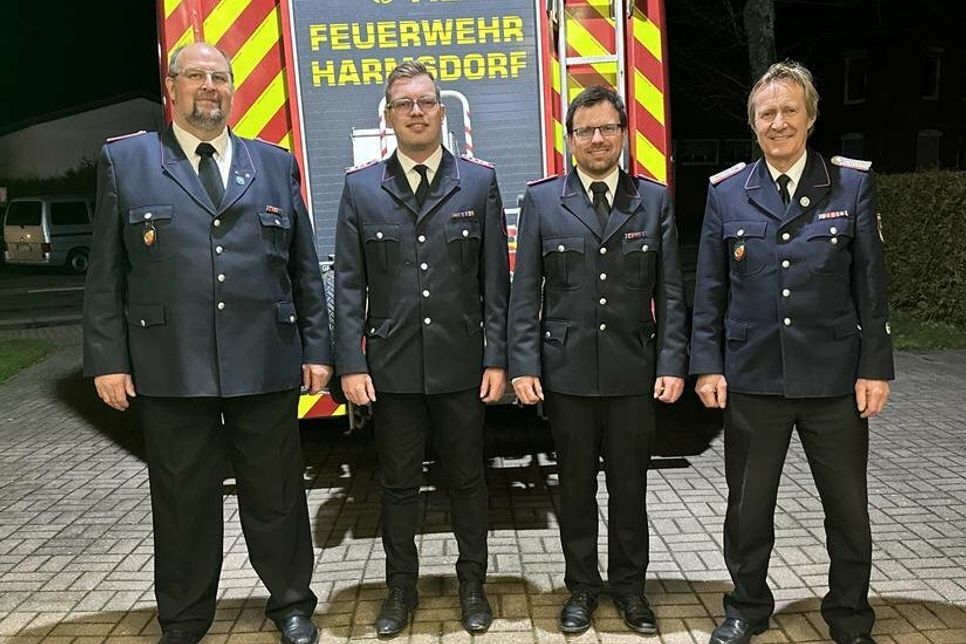 Armin Evers, Daniel Schöning, Tobias Kutrieb und Norbert Suhm (v. lks.).