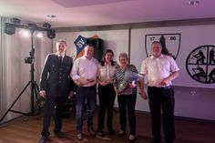 Patrick Becker, Klaus Behrens, Hannah Barsuhn, Cathrin Kripke und Rolf Barsuhn (v. lks.).