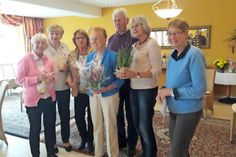 Helga Clausen, Ursula Beth, Margarita Gollmer, Helene Höper, Uwe Hoehne, Dr. Karin Kleine, präsentiert von Ursula Rieger Kasten (v. lks.).