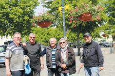 Waren wieder für den Bürgerverein aktiv (vl.): Karl Seebach, Manfred Scheel, Eckehard Wilberg, Manfred Möller und Wolfgang Kopsch.