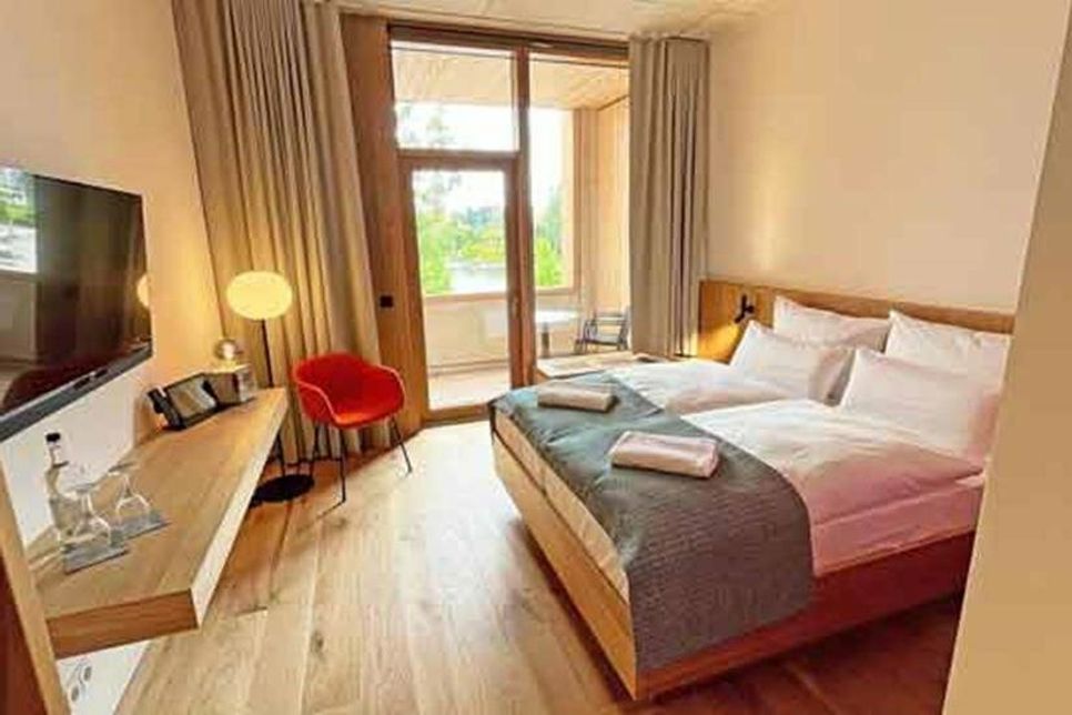 26 der 44 Zimmer haben Seeblick.