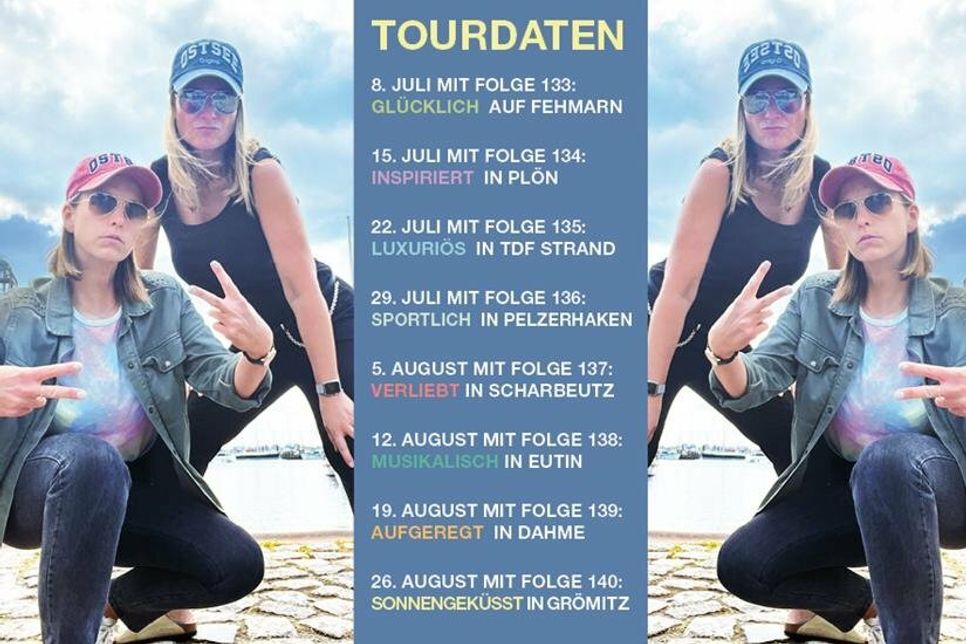 Und hier kommen alle Tourdaten und erscheinungstermine der großen Ostsee-Perlen Sommertour 2022 auf einen Blick.