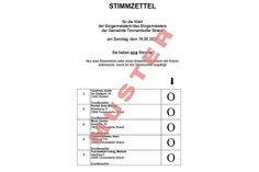 Muster-Stimmzettel
