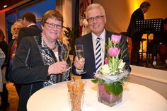 Die stellvertretende Bürgervorsteherin Anja Bendfeldt (links) und Bürgermeister Volker Owerien freuten sich über ein volles Kurparkhaus beim diesjährigen Neujahrsempfang. (Foto: René Kleinschmidt)