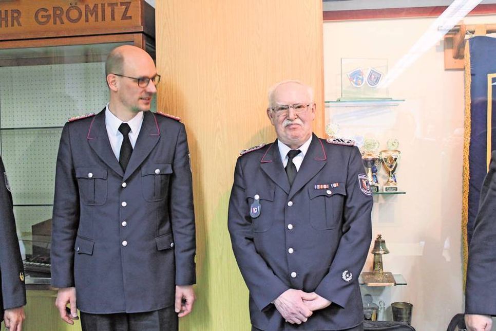 Wolfgang Hamer, Dienstabzeichen 40 Jahre.
