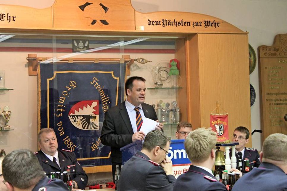 Bürgermeister Mark Burmeister: „Die Gemeindevertretung steht hinter der Feuerwehr.“