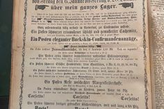 Alte Anzeige aus dem "Neustädter Wochenblatt".