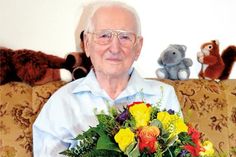 Der Wahl-Haffkruger Fred Zimmermann feierte am vergangenen Samstag seinen 100. Geburtstag. (Foto: René Kleinschmidt)