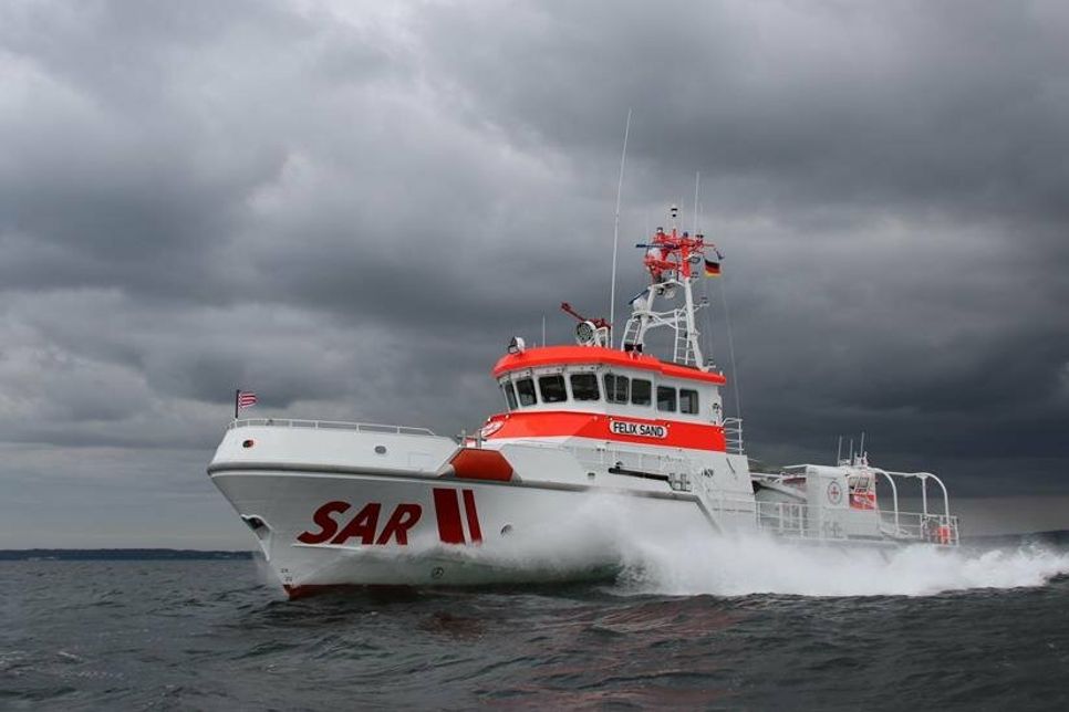 Seenotrettungskreuzer „Felix Sand“. (Foto Alexander Krüger)