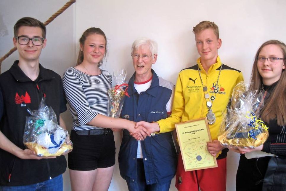 Marc Burzlaff, Celina Dahm, Lore Bausch, Kilian Rosinke, Tanja Zupke.