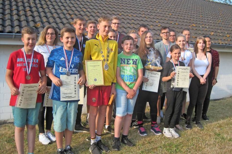 Alle Ausgezeichneten vom SSV Kassau.