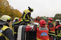 Geschult wurde das Vorgehen bei Verkehrsunfällen.