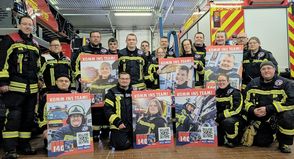 Mit einer großangelegten Plakataktion machen die Kameradinnen und Kameraden der Wehr in Grömitz auf sich aufmerksam.
