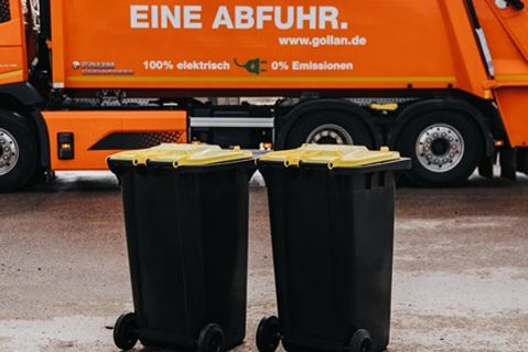 Die Leerung der „Gelben Tonne“ erfolgt zukünftig durch die Firma Gollan. Die Abfuhrtage ändern sich dadurch nicht.