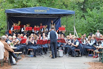Das Blasorchester Lensahn sorgte für beste Stimmung.