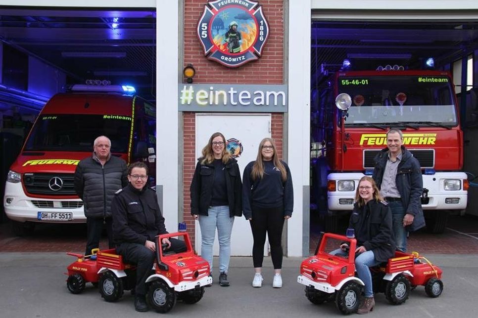 Sven Ahrens, Jacob Revenstorf, Silke Marks, Marie Munzel, Johanna Kruse und Torben Möller (v. lks.).