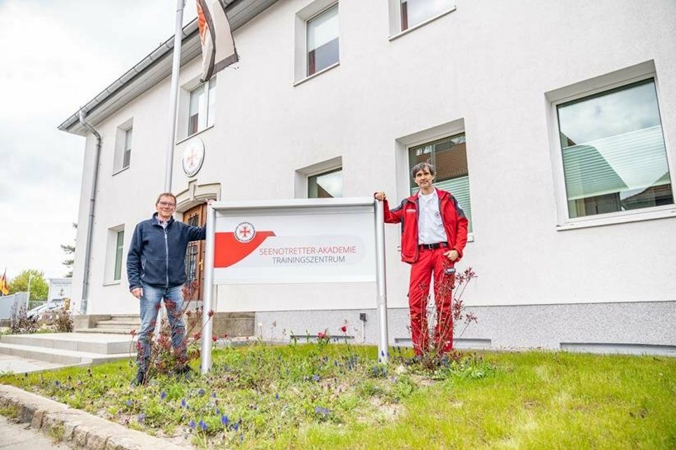 Guido Förster (re.) übernimmt die Leitung des Trainingszentrums von Wolfgang Behnk.