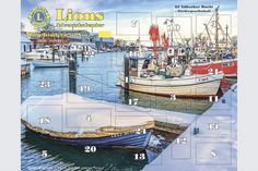 Der Lions-Adventskalender, in diesem Jahr mit neuem, attraktivem Titelbild vom Niendorfer Hafen (fotografiert von Torsten Vollbrecht).