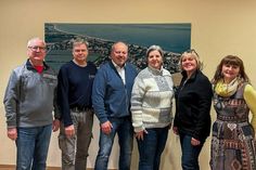Ulrich Sowinski, Thorsten Dreschke, Michael Kettler, Angelika Pomplun, Marion Hoffmann und Kornelia Schlundt (v. lks.).