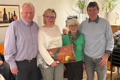 Dirk Weber-Klüver, Wiebke Nindel, Ingrid Löhr und Norbert Müller (v. lks.).