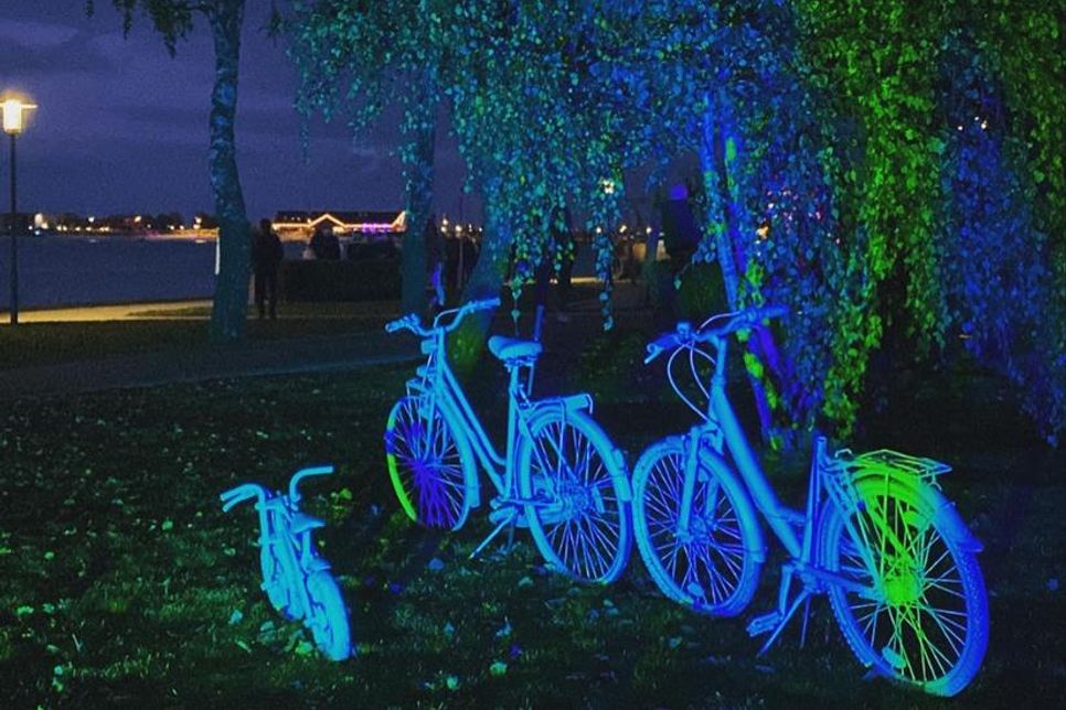Lichtermeer im Stadtpark