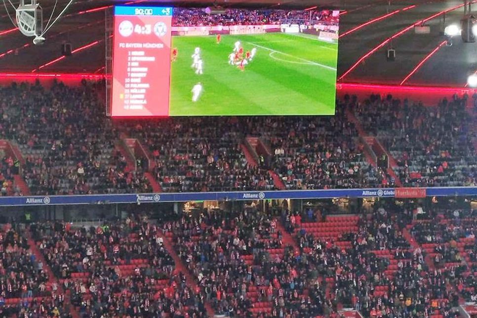 Am Ende stand ein achtbares 3:4 gegen München.