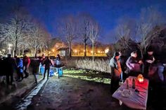 Festliche Stimmung auf dem Wallmuseumsgelände zum „Gemütlichen Jahresausklang 2024“.