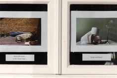 Die Fenster des „Kaffee Westseite“ auf dem Bahnsteig zeigen Fotokunst.