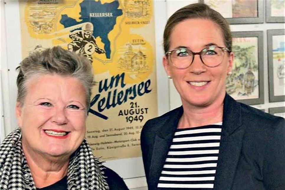 Regine Jepp (l.) und Dr. Julia Hümme: die „Hebammen“ der Ausstellung.