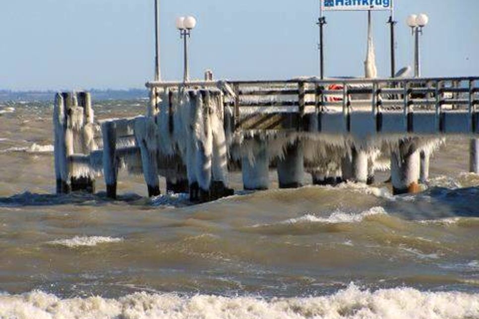 Dieses Foto von der Seebrücke Haffkrug schickte uns unsere Leserin Doris Hennings.