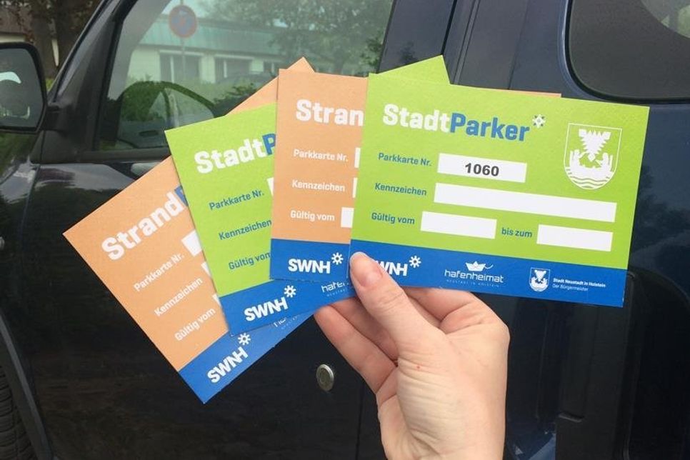 Neben der „Stadtparker“ und „Strandparker“ Karte gibt es auch eine „Freiparker“ Karte.