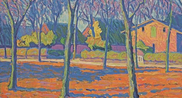 Werke von allen Künstlern der Künstlerkolonie Heikendorf werden im Herbst gezeigt. Hier ein Gemälde von Heinrich Blunck.