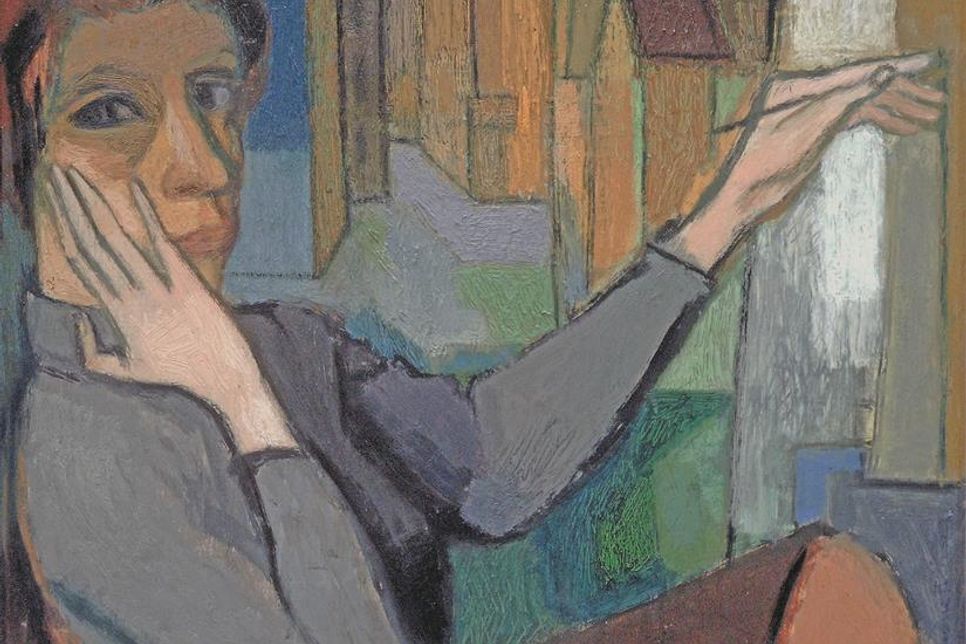 „Ich male“, so der Titel dieses Kunstwerks von Jeane Flieser, das im Herbst zu sehen sein wird.