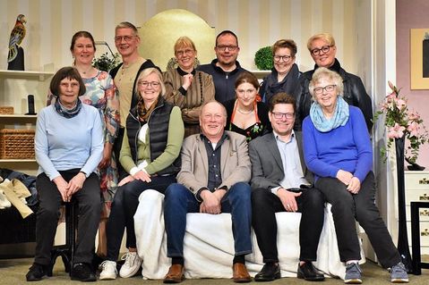 Das Ensemble der Niederdeutschen Bühne Süsel.