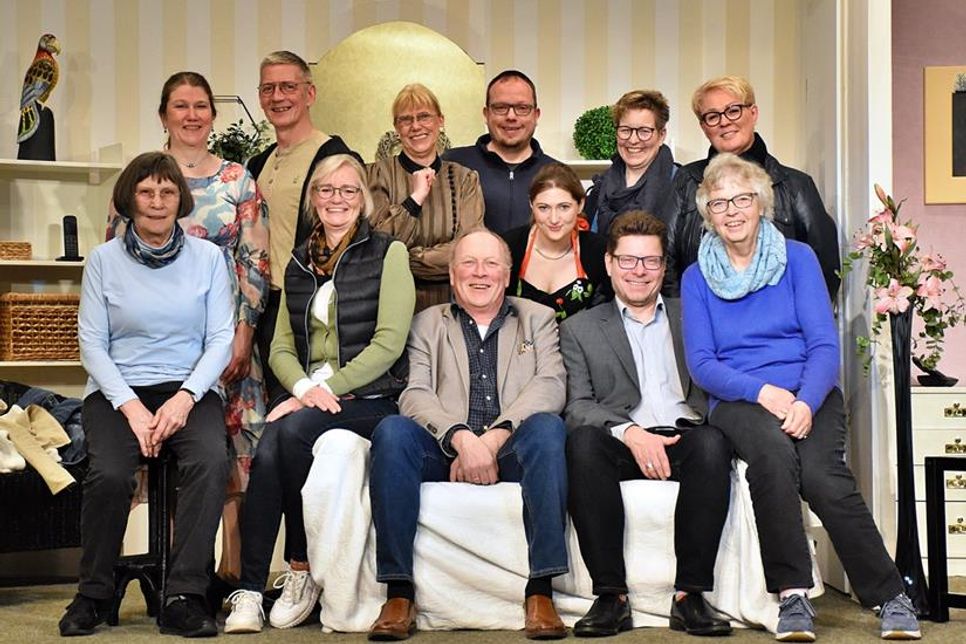 Das Ensemble der Niederdeutschen Bühne Süsel.