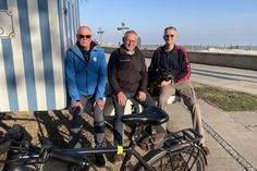 Reinhard Bendfeldt, Matthias Dammer und Uwe Boldt (v. lks.) laden zu abwechslungsreichen Radtouren ein.