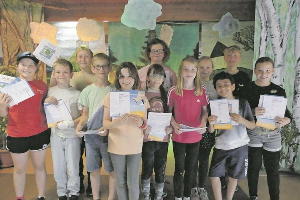 Die Gewinner der Klasse 4b