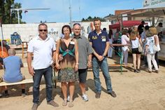 Architekt Torsten Naths, Stefanie Pape und Geschäftsführer Markus Pape von np HomeHunting mit Inhaber Mario Schulze.