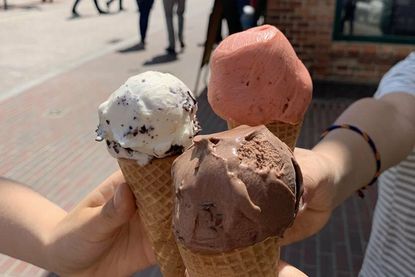 Bei einem gelungenen Sommer-Ausflug darf auch ein leckeres Eis nicht fehlen.