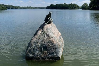 Ein Wahrzeichen im Eutiner See.
