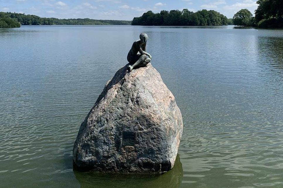 Ein Wahrzeichen im Eutiner See.