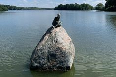 Ein Wahrzeichen im Eutiner See.