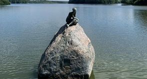 Ein Wahrzeichen im Eutiner See.