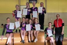 Lenia Ahrens, Amelie Waack, Jonna Biehl und Luzie Butzke (hinten v. lks.), Natalia Dorl, Paulina Klos, Anila Halitaj, Liz Mielke, Hanna Ridders und Melanie Lindau (vorne v. lks.).